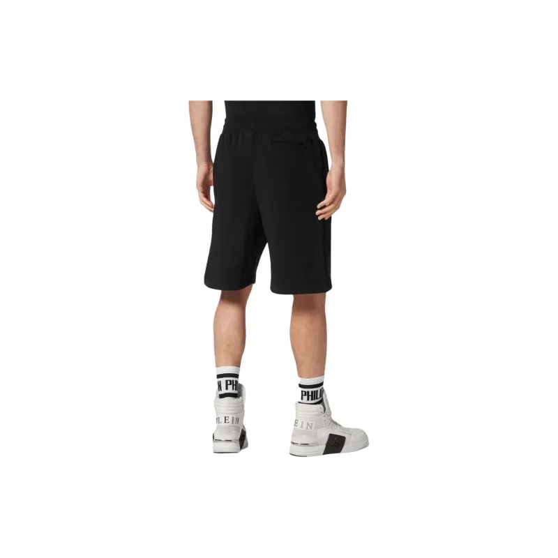 PHILIPP PLEIN FW23 Sports Shorts Men's Black-2
