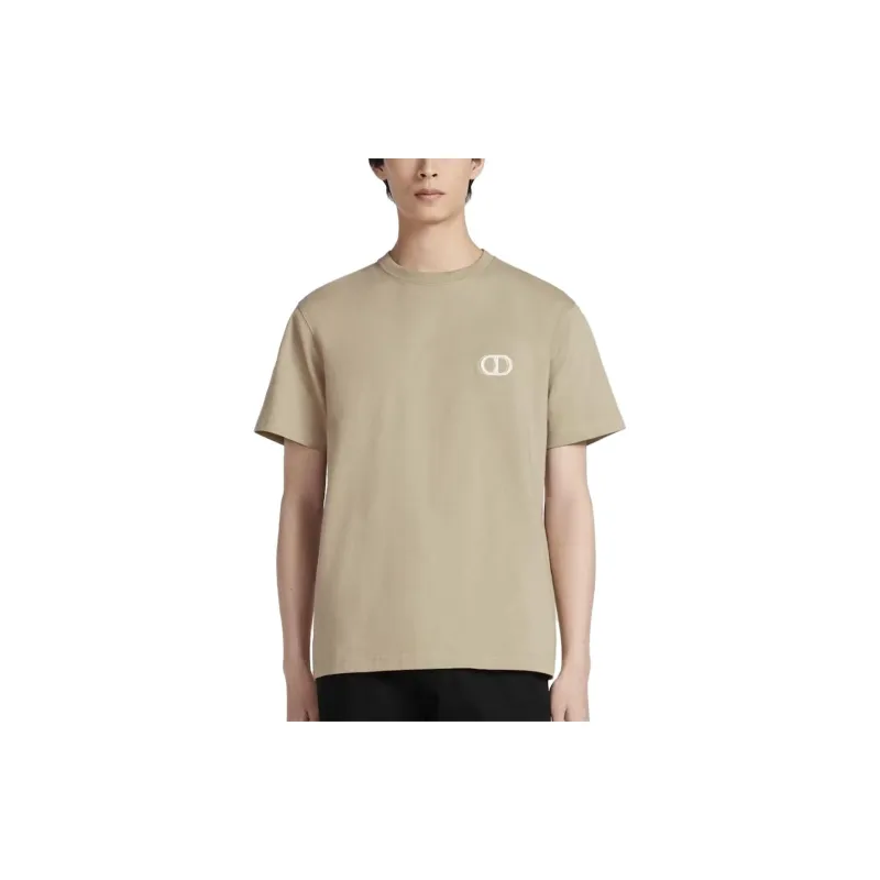 DIOR T-Shirts Men Beige-2