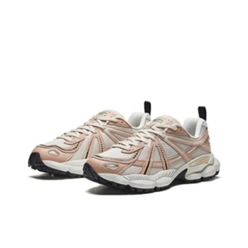 Anta Anta Champion All Weather Series Slip-Resistant Breathable Low-Top Chunky Sneakers Men's Gray Pink-1
