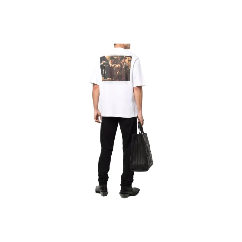 OFF WHITE Caravaggio The Crowning With Thorns T Shirt-3