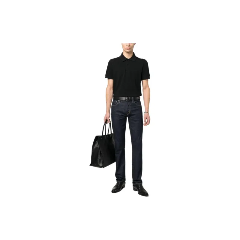 TOM FORD Short sleeved Cotton Polo Shirt-2
