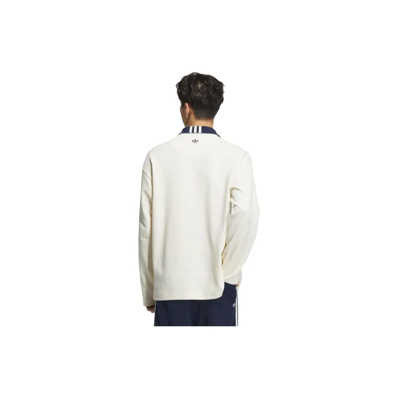 Adidas Originals Adidas Originals X Notitle Co branded Series Polo Shirts Unisex Beige-2