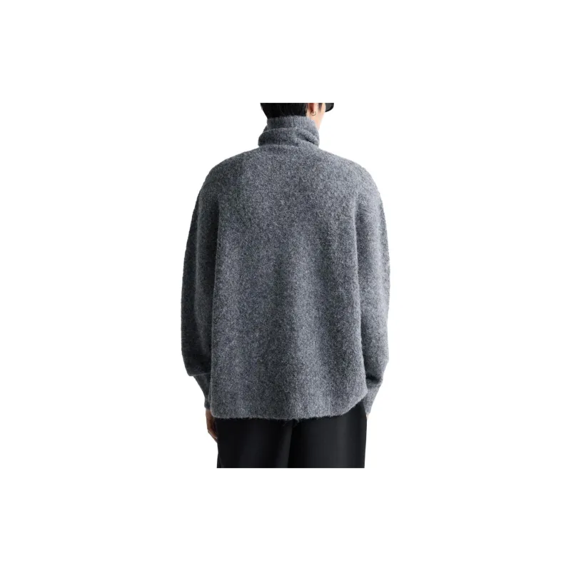 ZARA Sweater Men's Zebra Print Gray-3