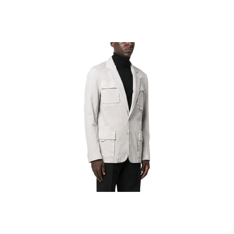 MOSCHINO Jackets Men Gray-1