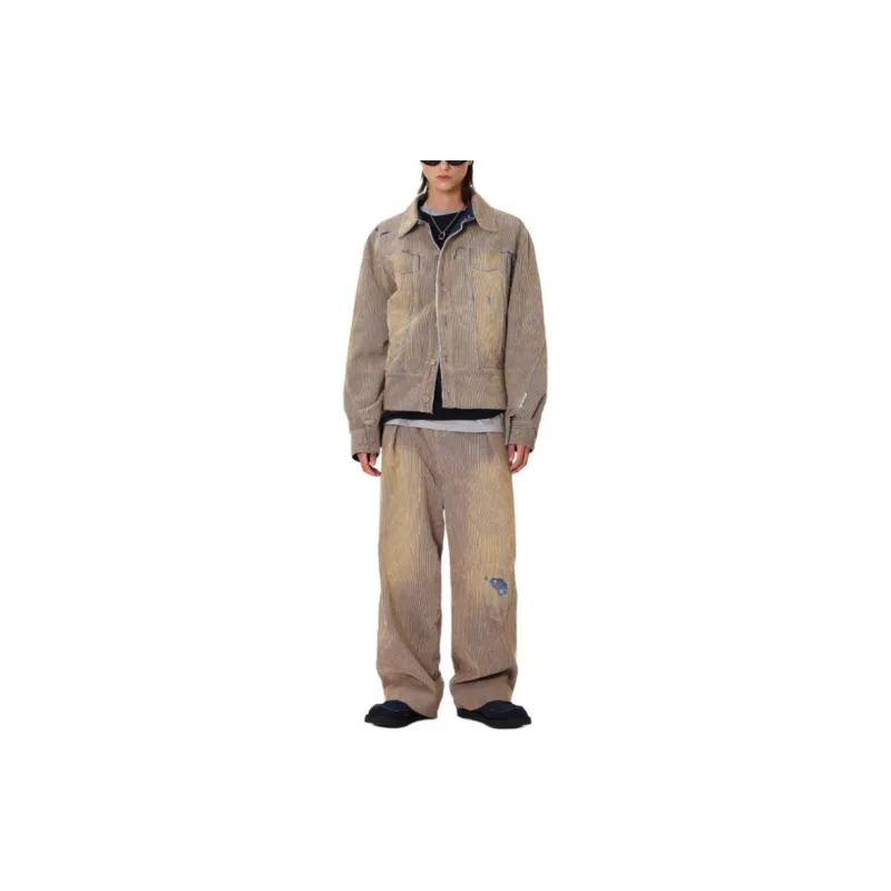 ADER ERROR Carid Aging Trucker Jacket-1