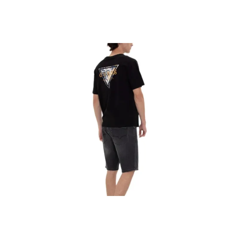 GUESS T-Shirts Men Black-3