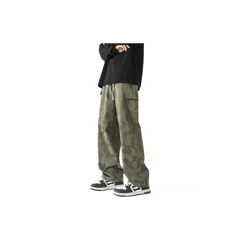 PAINT STAIN Casual Pants Unisex-5