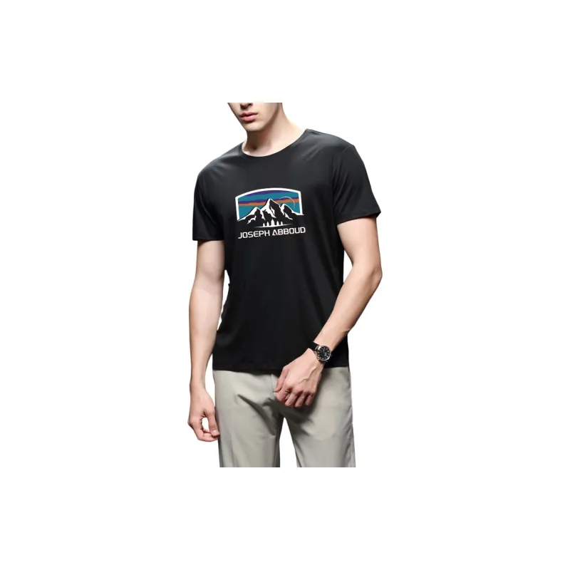 JOSEPH ABBOUD T Shirt Unisex Black-3