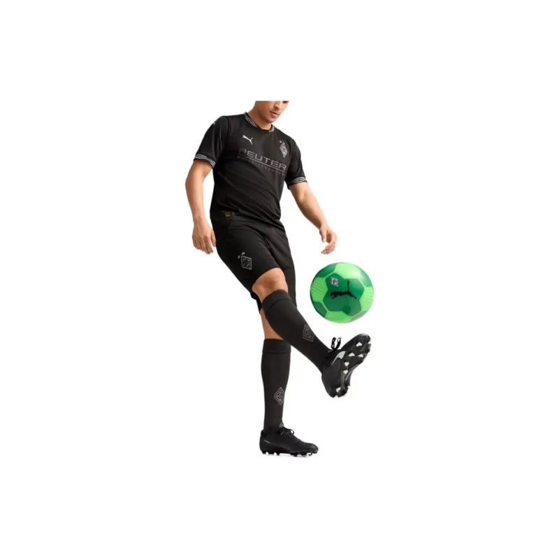 PUMA Borussia Mönchengladbach Soccer Jerseys Men's Black Gray Color-4