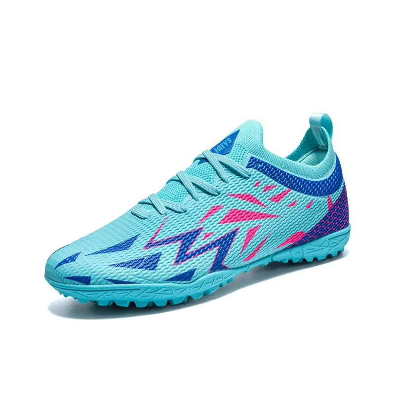 Saibi FG Rubber Long Studs TF Rubber Broken Studs Anti-Slip Wear-Resistant Soccer Shoes Unisex-8