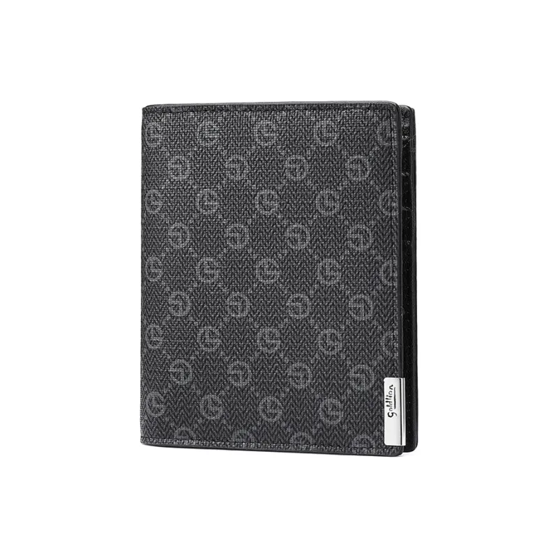 GOLDLION PVC Wallet Wallets Regular Men's Black-1