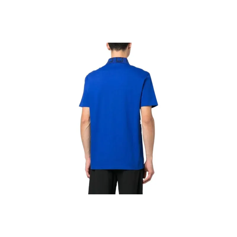 VERSACE Polo Shirts Men Blue-2