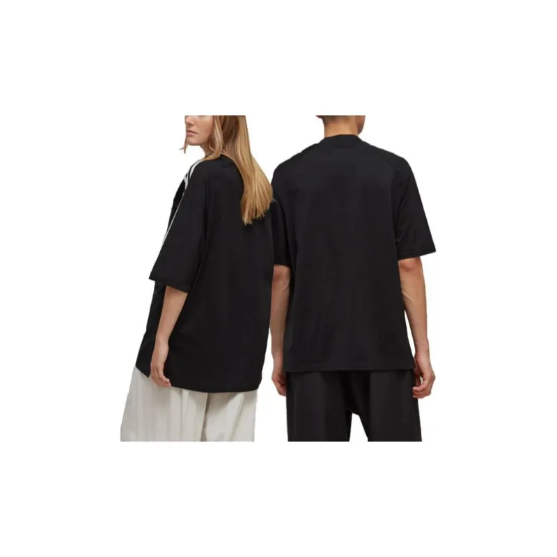 Y 3 Logo print Cotton T shirt-6