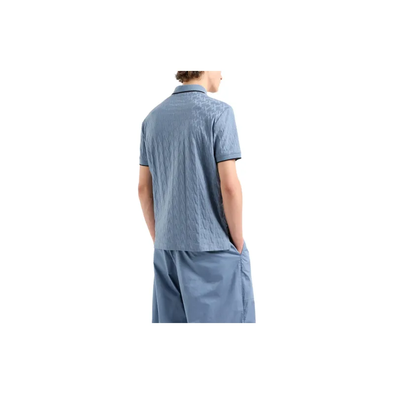 ARMANI EXCHANGE Monogram Polo Shirt-2