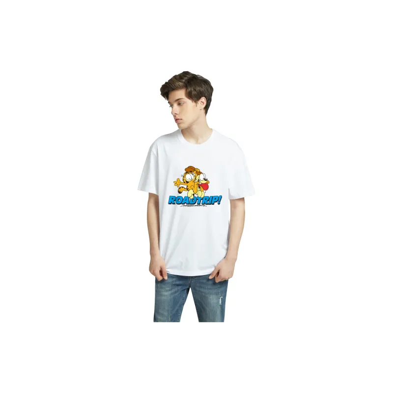 FOREVER 21 Garfield Joint Name T Shirts Unisex-2