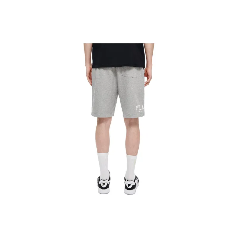 FILA FUSION Casual Shorts Men Silver Moon Heather Gray-4