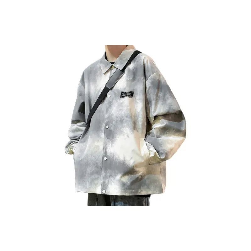 RED DRAGONFLY Jackets & Coats Unisex Beige Gray-4