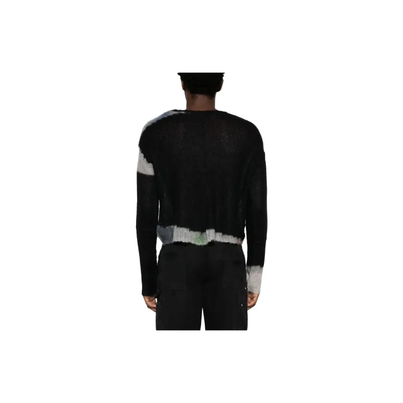ECKHAUS LATTA Crew-neck Knitted Sweatshirt-2