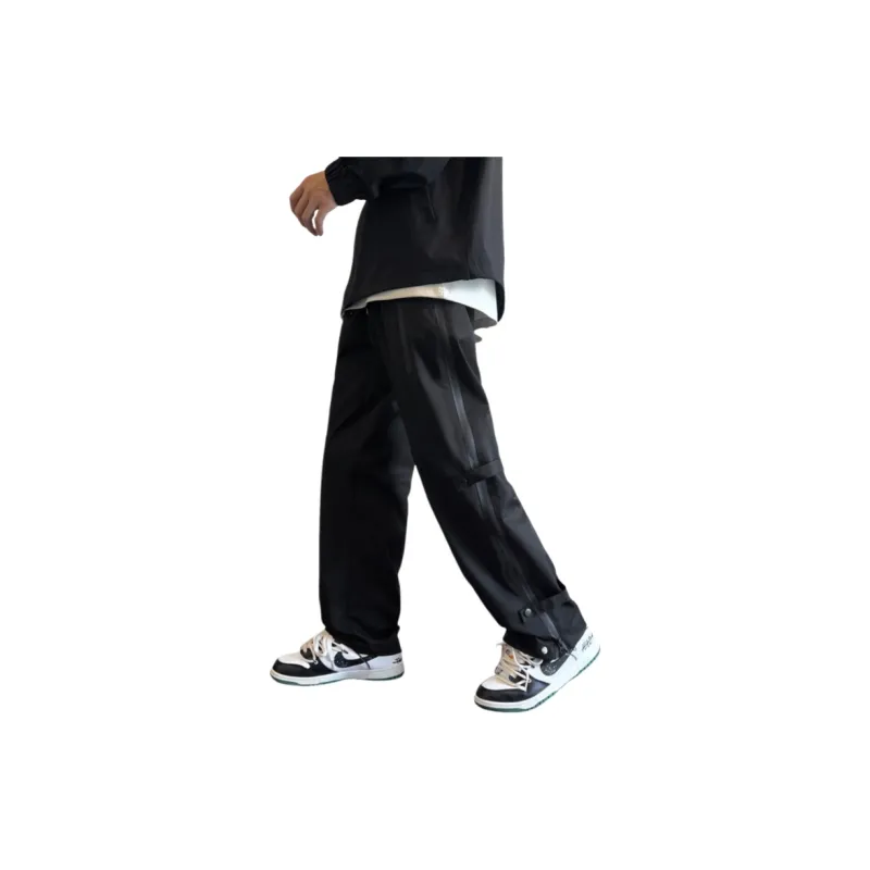 AMBER LIGHT Cargo Pants Unisex Black-6