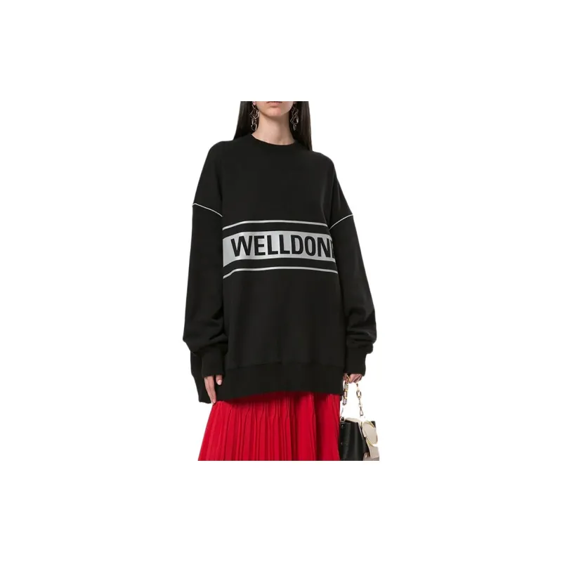 WE11DONE 'Well Done' Print Hoodie-6