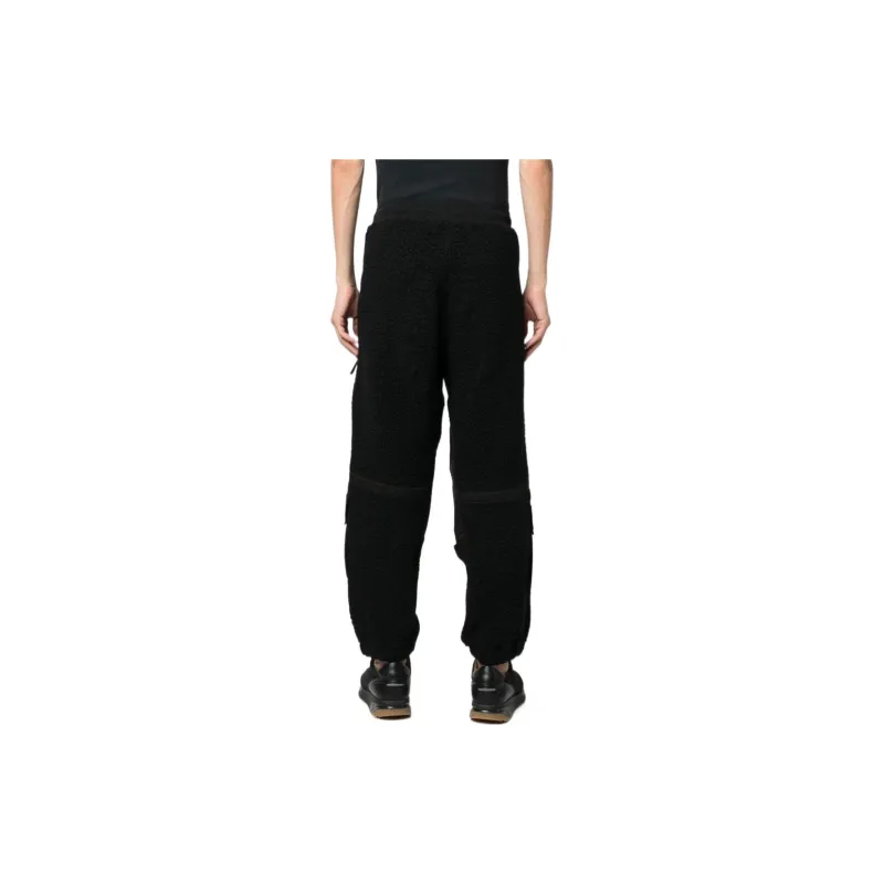 STONE ISLAND Furry Wool Nylon Fleece Cargo Joggers-2