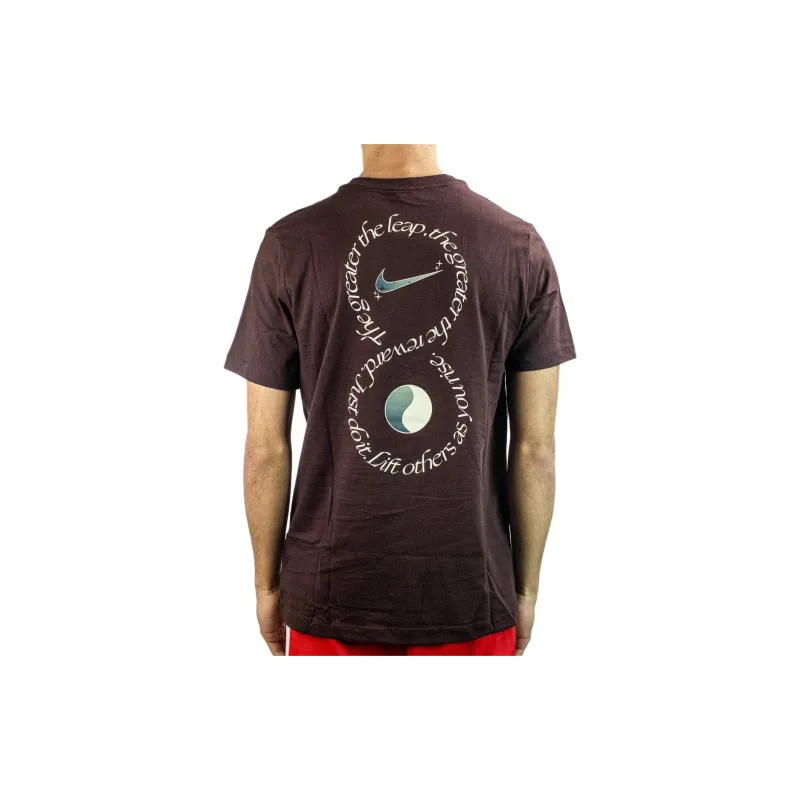 Nike T Shirts Men Brown-3