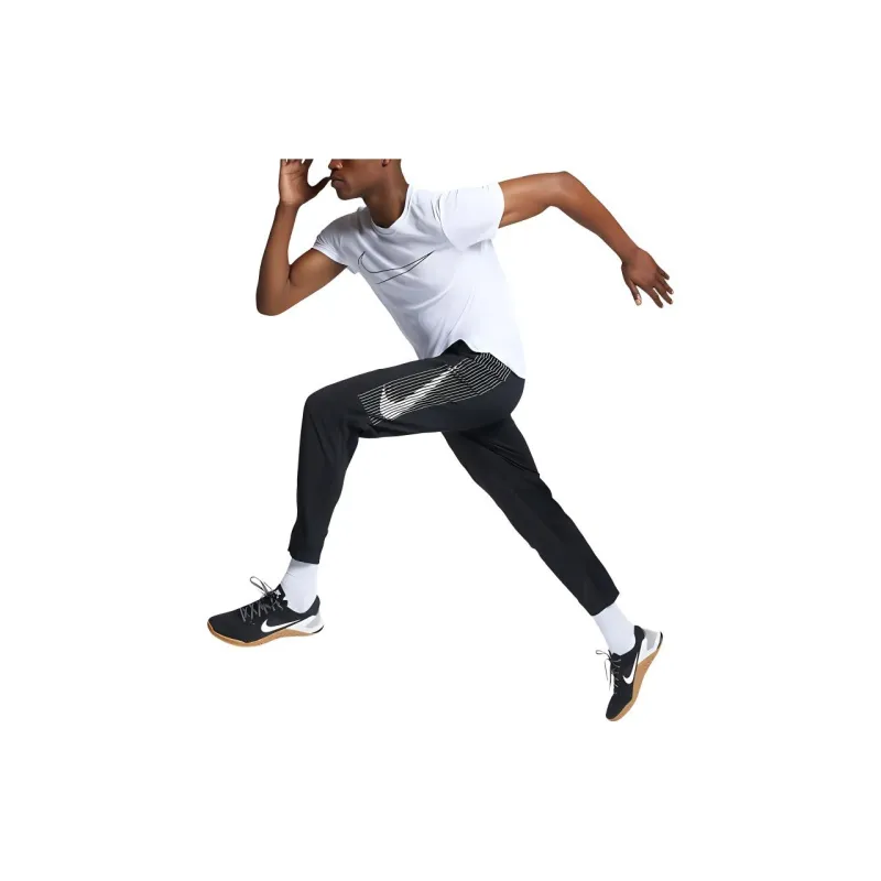 Nike Dri Fit Knitted Sweatpants Men's Black-4