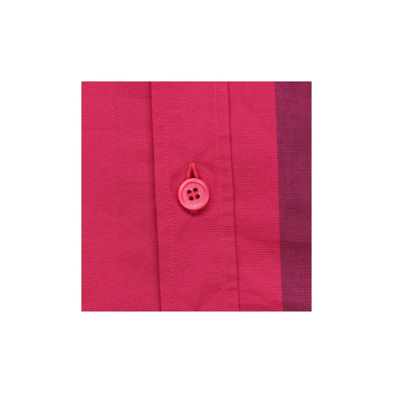 Burberry Men Check Stretch Cotton Poplin Shirt Parade Red-4