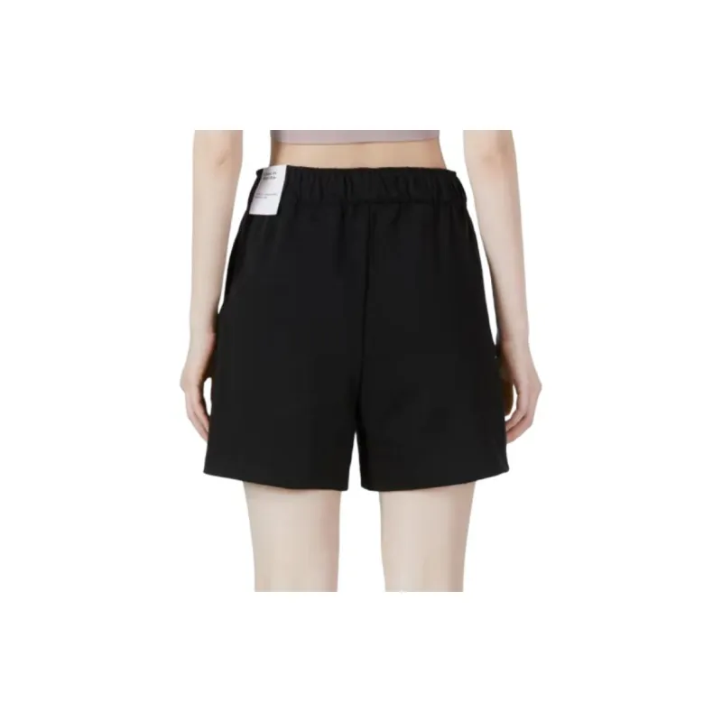 Nike Casual Sportswear Unisex Set Beige Top+Black Shorts-4