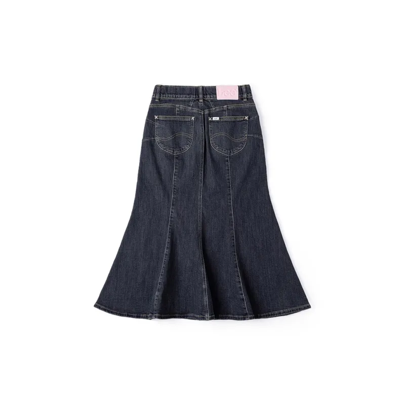 Lee FW24 Skirt Women's Medium Dark Blue-1