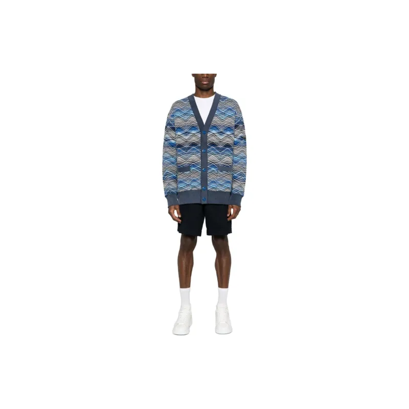 MISSONI Zigzag V neck Cardigan-1