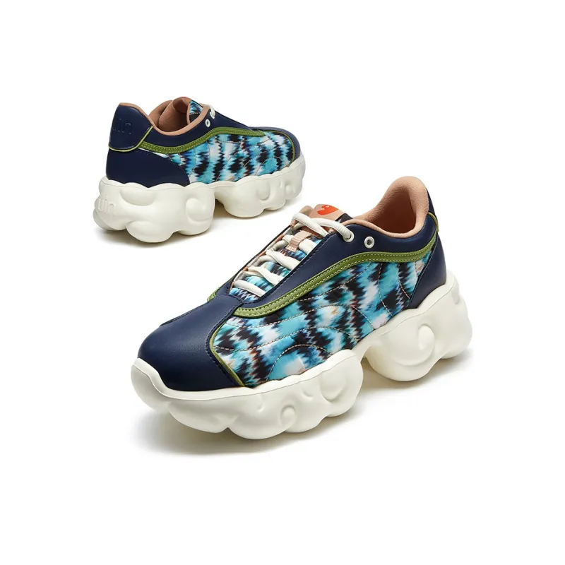 U.IN Painted Travel Cloud Collection Low Top Chunky Sneakers Women's-30
