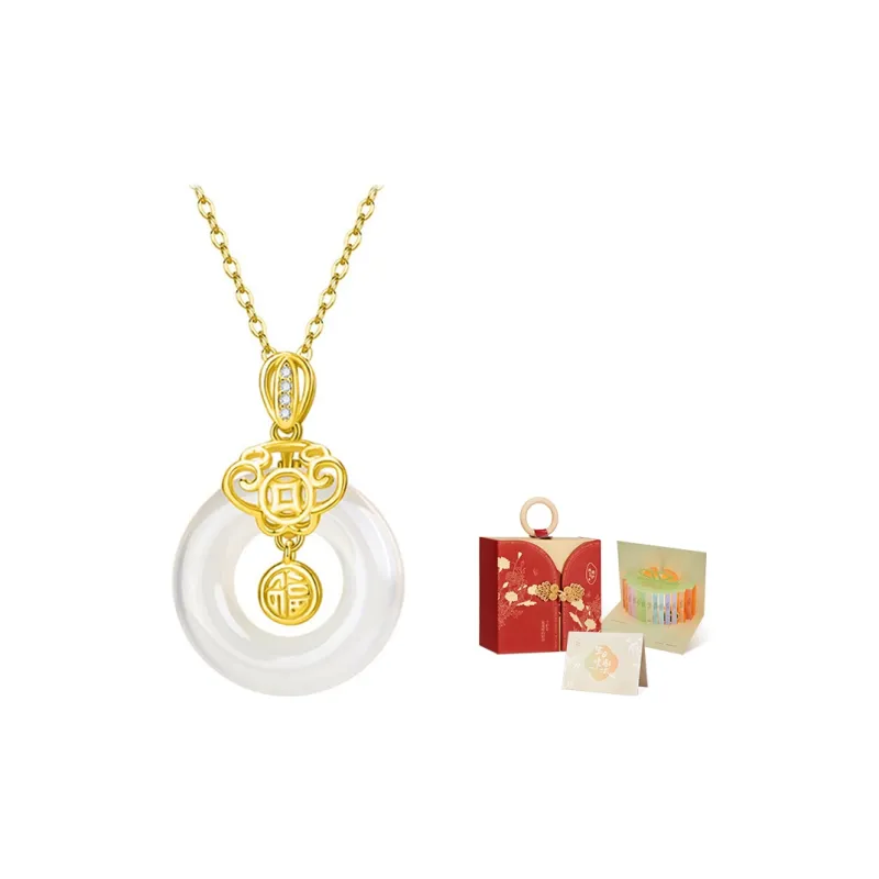 MAMADESHOUHU Chalcedony Jade Necklaces Women's-4