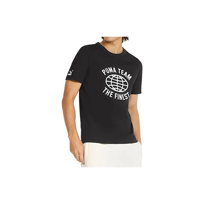 PUMA T Shirts Men Black-5