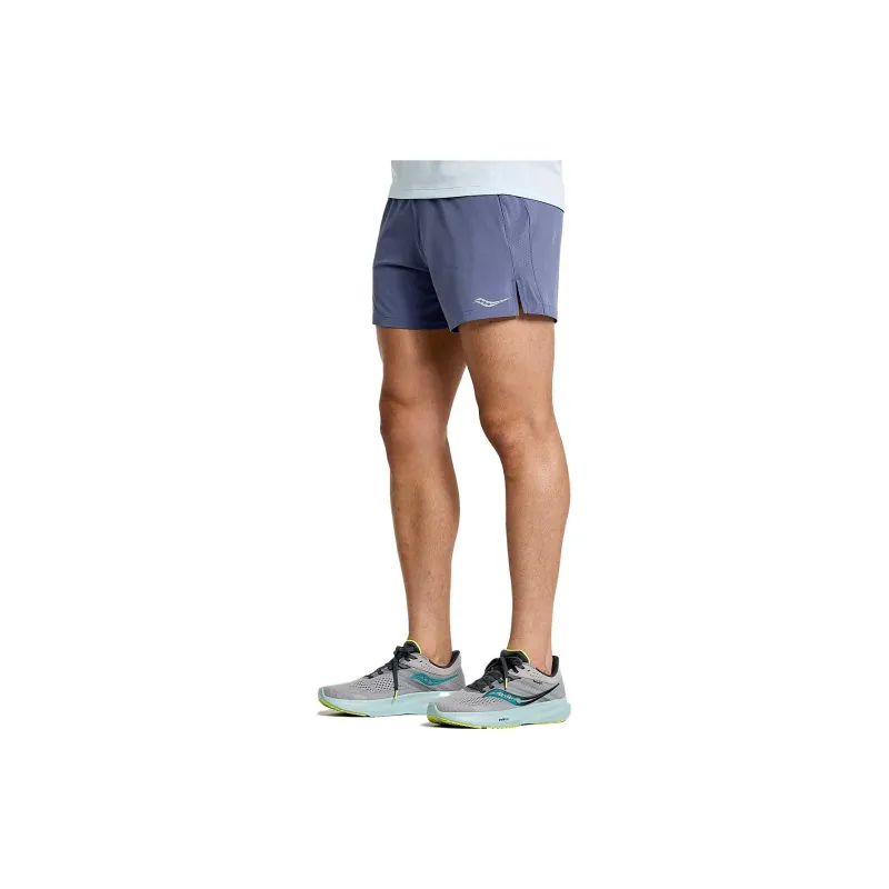 Saucony Outpace Casual Shorts Men Purple-1
