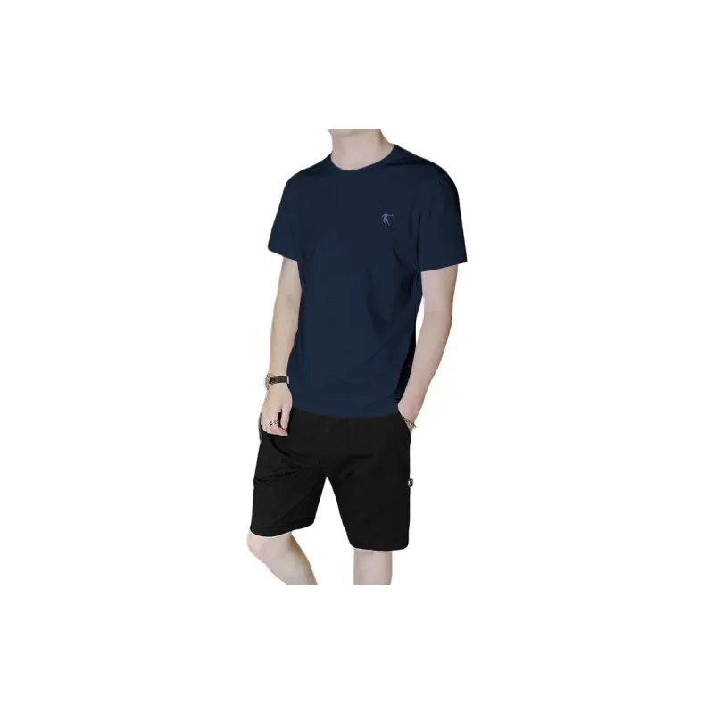 QIAODAN Casual Sportswear Men's Nova Blue/Black-2