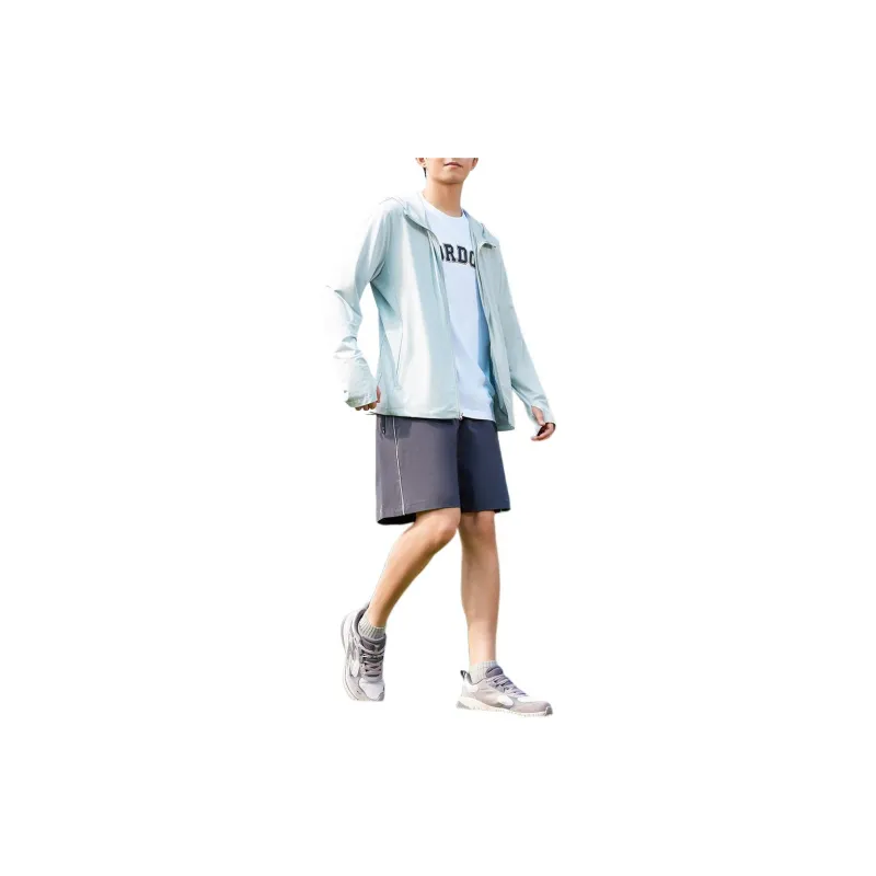 361° Sun Protection Clothing Men's Water Gray Blue-1