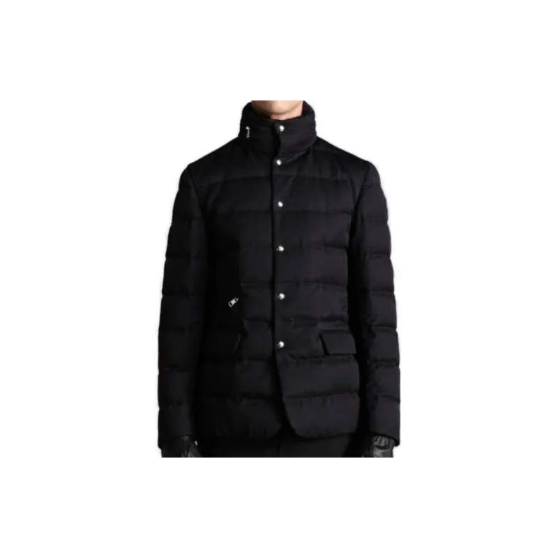 Moncler Bess Short Down Jacket Down Jacket Men's Dark Blue-3