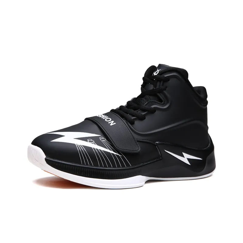 GQWE Cushioned Slip-Resistant Mid-Top Basketball Shoes Unisex-6