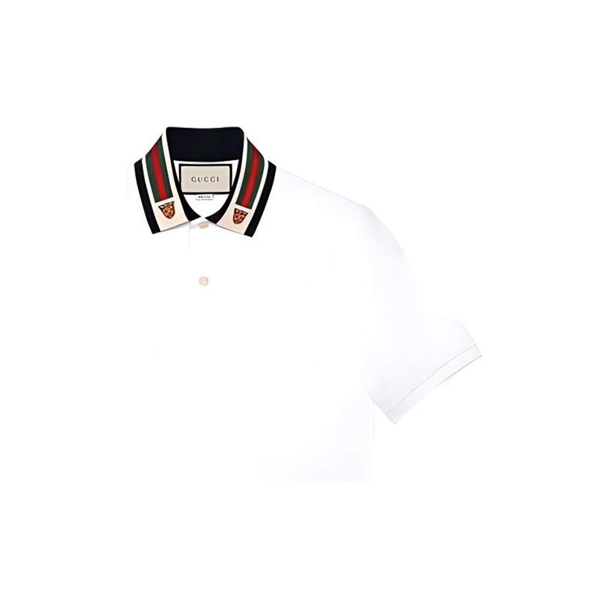 Cotton polo with web and feline head online