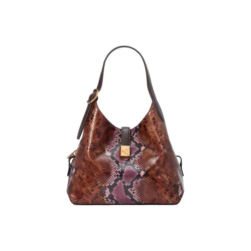 Kate Spade Leather Shoulder Bag Crossbody Bag Handbag Medium Size Women's Brown & Multicolor