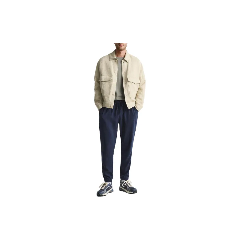 ZARA Casual Pants Men's Sea Blue-2