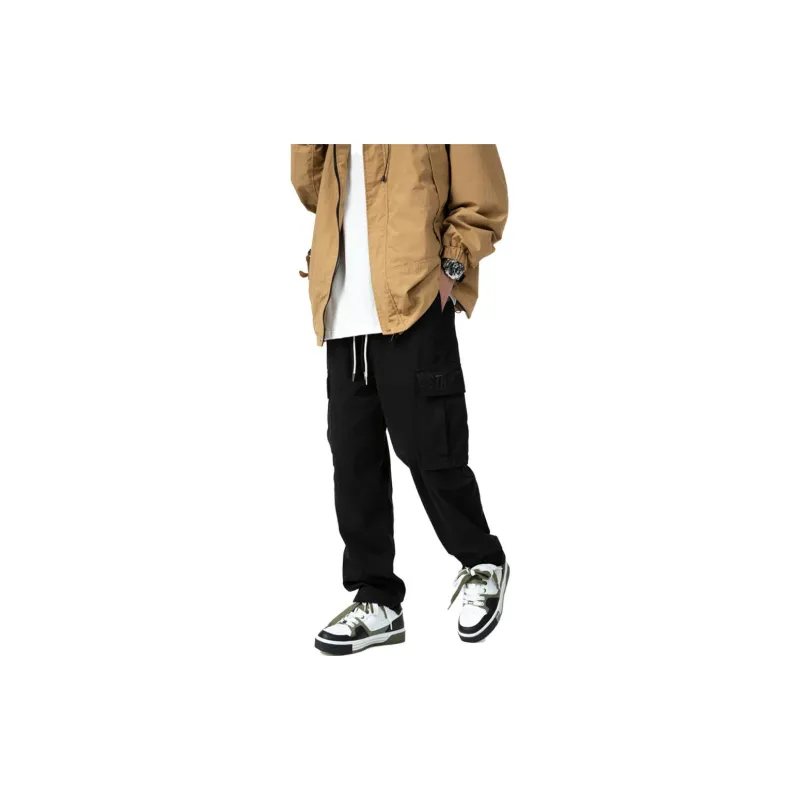 STANAIR Loose Fit Versatile Fashion Trend Casual Pants Unisex-4