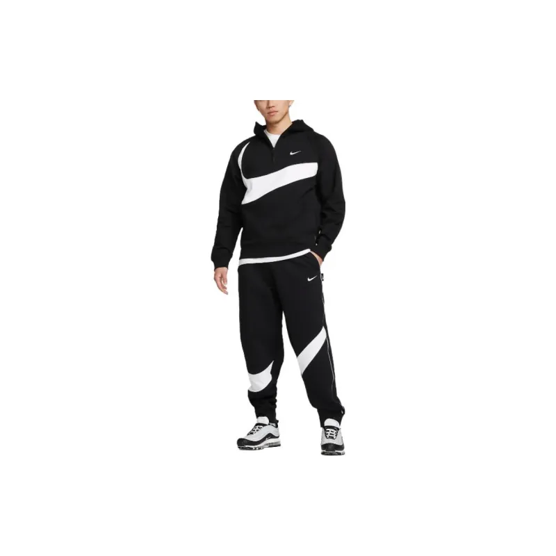 Nike Sportswear Big Swoosh Half Zip Hoodie Asia Sizing-4