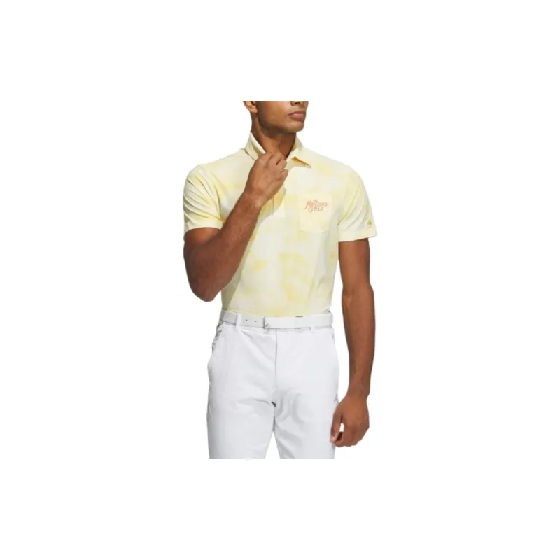 Adidas Polo Shirts Men Yellow-1