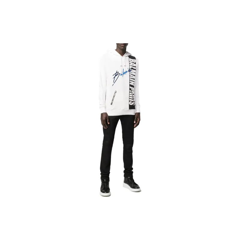 BALMAIN Sweatshirts Men White-1