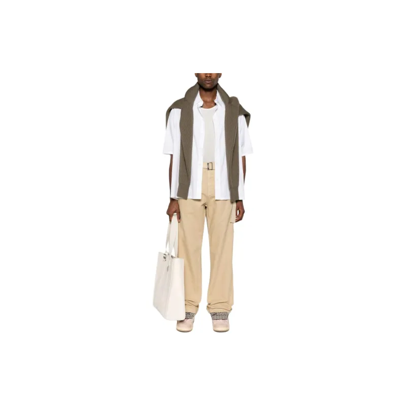 Jacquemus Le Pantalon Marrone Workwear Trousers-1