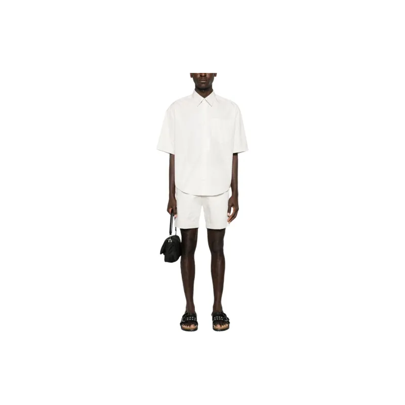 Ami Paris Short Sleeved Button Up Shirt-1