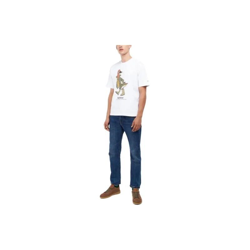 Noah X BARBOUR T-Shirts Unisex White-2