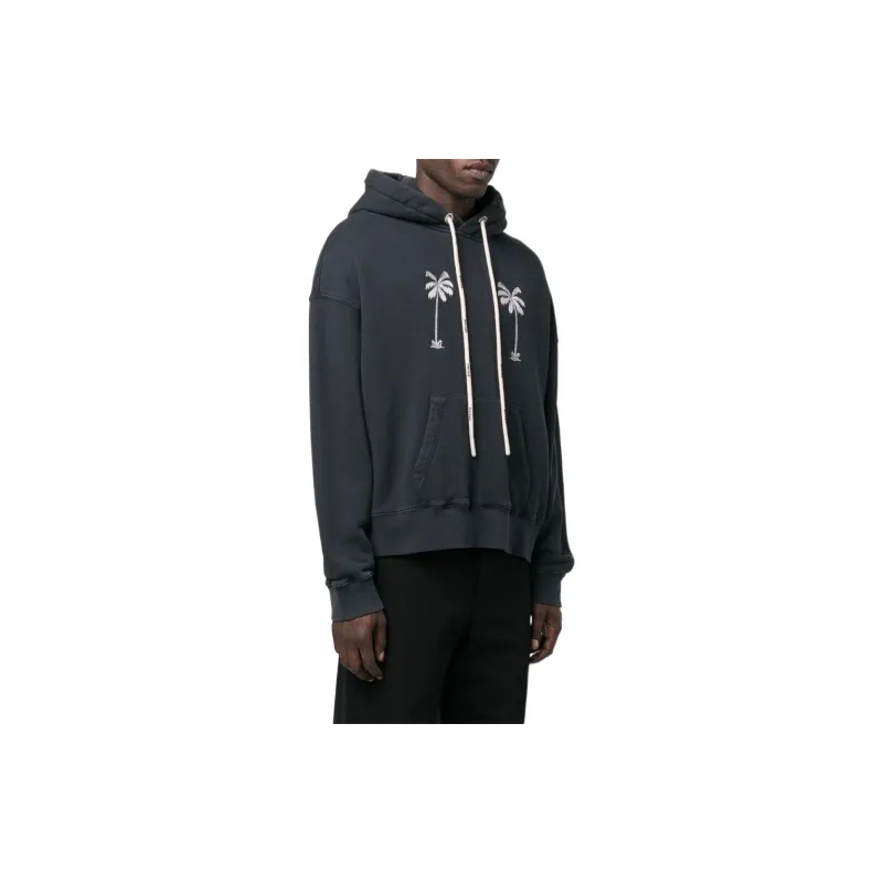 PALM ANGELS Graphic print Cotton Hoodie-2